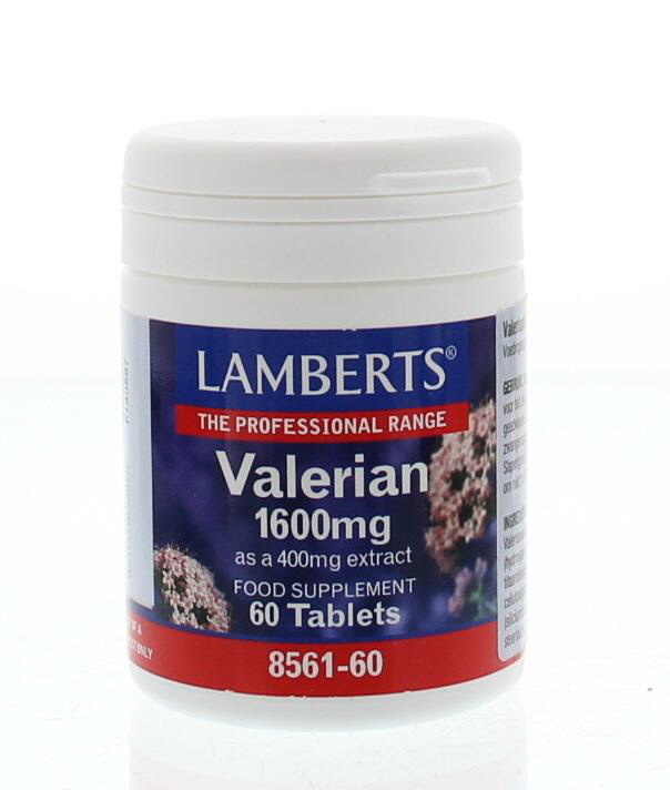 Lamberts Lamberts Valeriaan 1600mg (60 tab)