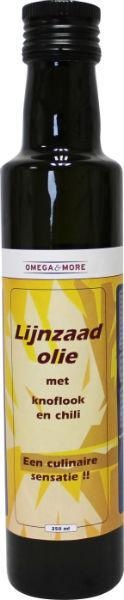 Omega & More Omega & More Lijnzaadolie garlic chilly (250 ml)