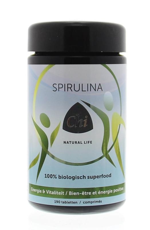 CHI Spirulina 500mg tabletten bio (190 Tabletten) CHI Spirulina 500mg tabletten bio (190 Tabletten)