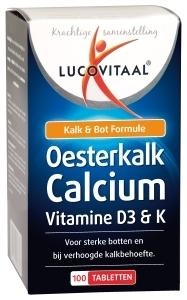 Lucovitaal Oesterkalk calcium tabletten (100 Tabletten) Lucovitaal Oesterkalk calcium tabletten (100 Tabletten)