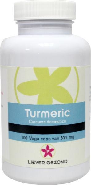 Liever Gezond Turmeric curcuma 500 mg (100 capsules)