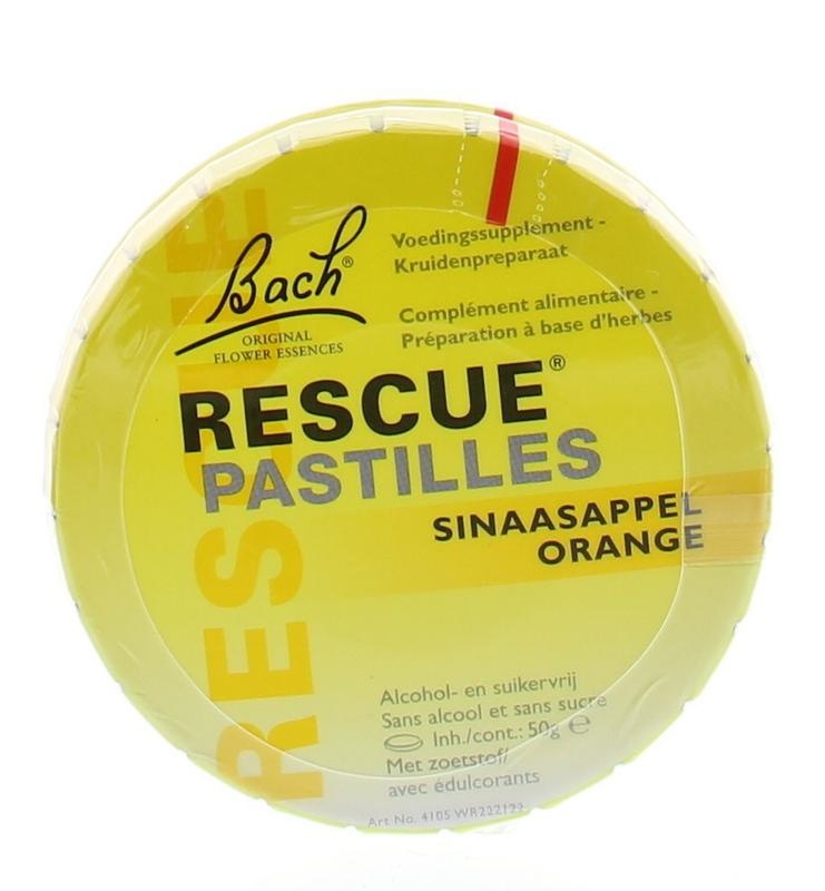 Bach Bach Rescue pastilles sinaasappel (50 gr)