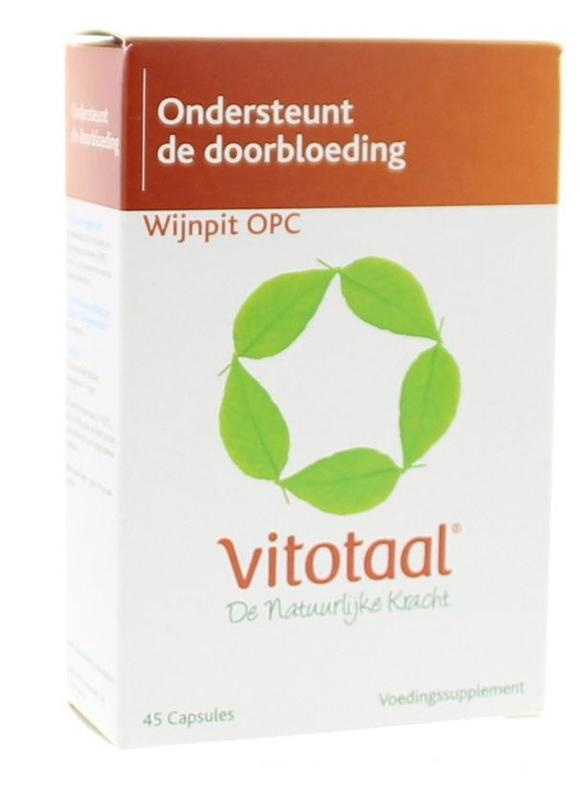 Vitotaal Wijnpit OPC (45 Capsules) Vitotaal Wijnpit OPC (45 Capsules)