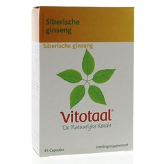 Vitotaal Siberische ginseng (45 capsules)