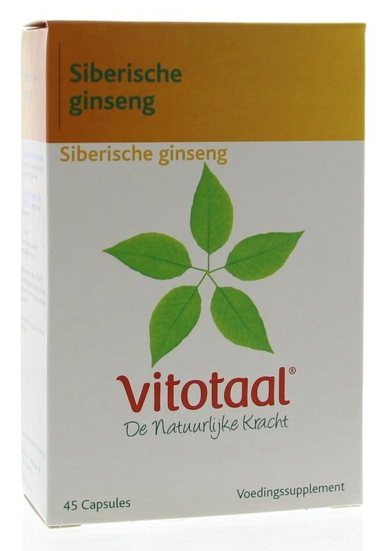 Vitotaal Vitotaal Siberische ginseng (45 caps)