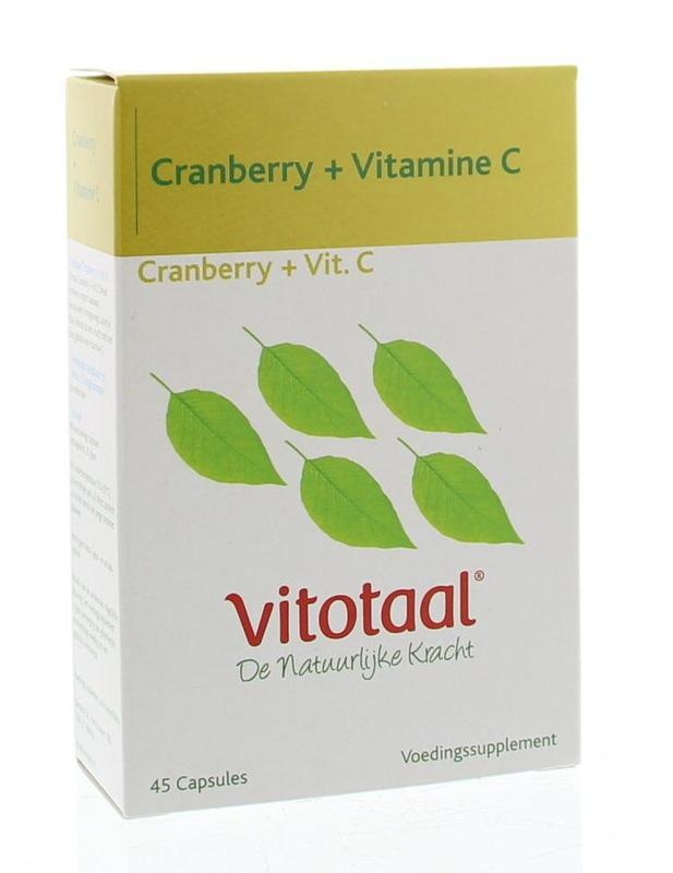 Vitotaal Vitotaal Cranberry + C (45 caps)