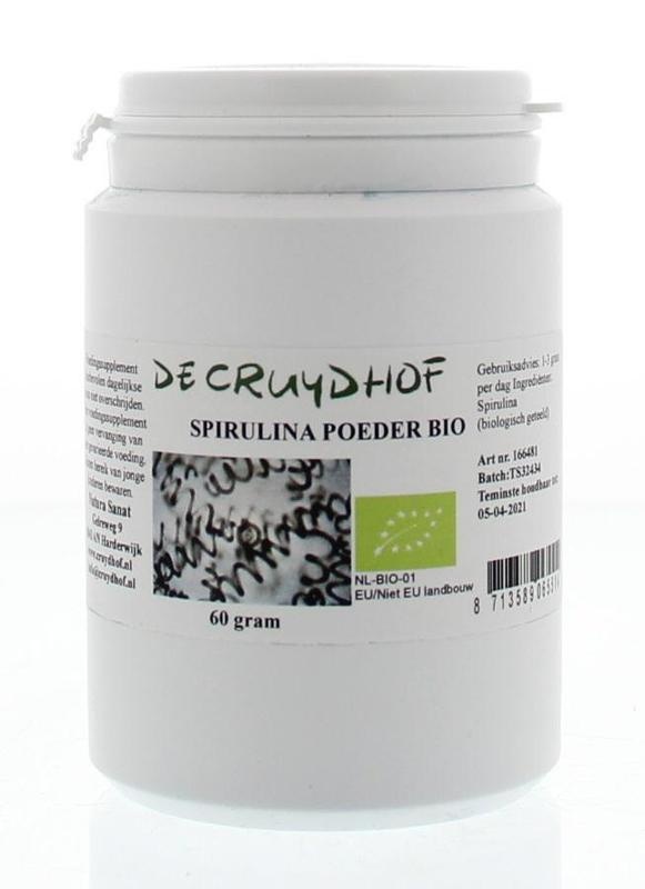 Cruydhof Cruydhof Spirulina poeder bio (60 gr)