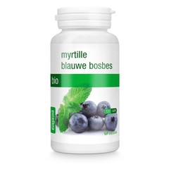 Blauwe bosbes/myrtille vegan bio (120 Vegetarische capsules)