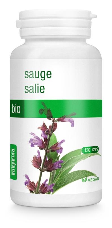 Purasana Purasana Salie/sauge vegan bio (120 vega caps)