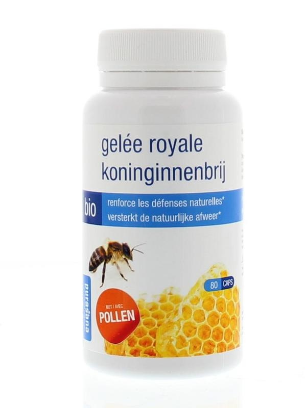 Purasana Purasana Koninginnenbrij/gelee royale bio (80 vega caps)