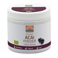 Mattisson Acai poeder Euterpe oleracea organic bio (125 gr)