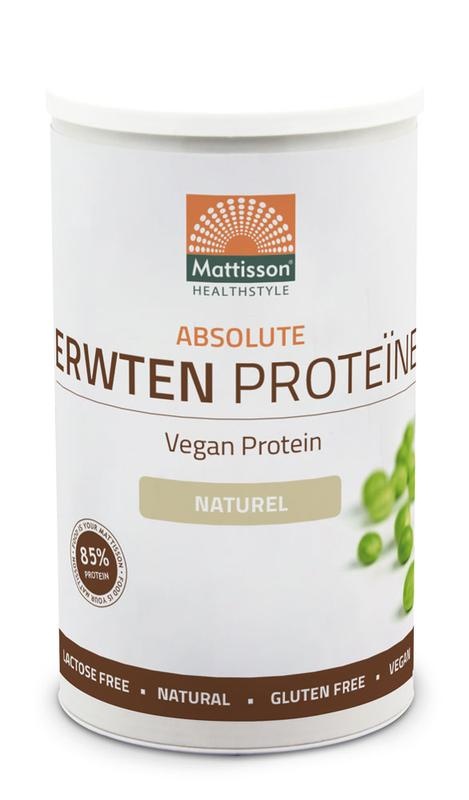 Mattisson Mattisson Absolute erwten proteine naturel vegan (350 gr)