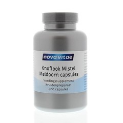 Nova Vitae Knoflook mistel meidoorn (400 caps)