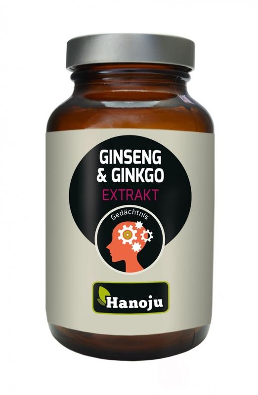 Hanoju Ginseng 300 mg & ginkgo 200 mg (60 capsules)