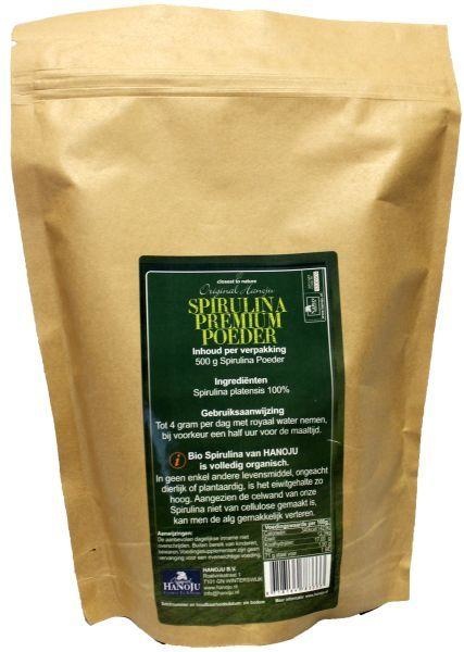 Hanoju Hanoju Spirulina premium poeder (500 gr)