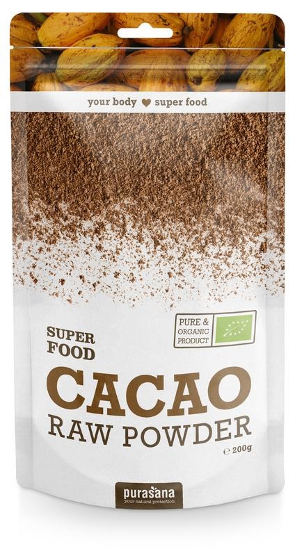 Purasana Purasana Cacao poeder/poudre vegan bio (200 gr)