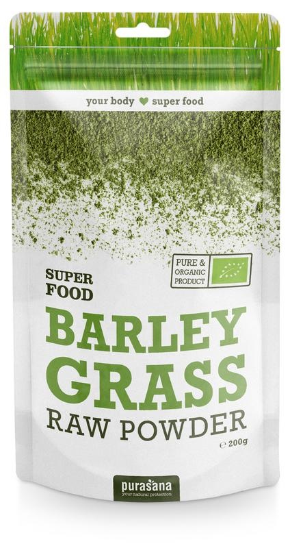 Purasana Gerstegras poeder/poudre herbe d'orge vegan bio (200 Gram) Purasana Gerstegras poeder/poudre herbe d'orge vegan bio (200 Gram)