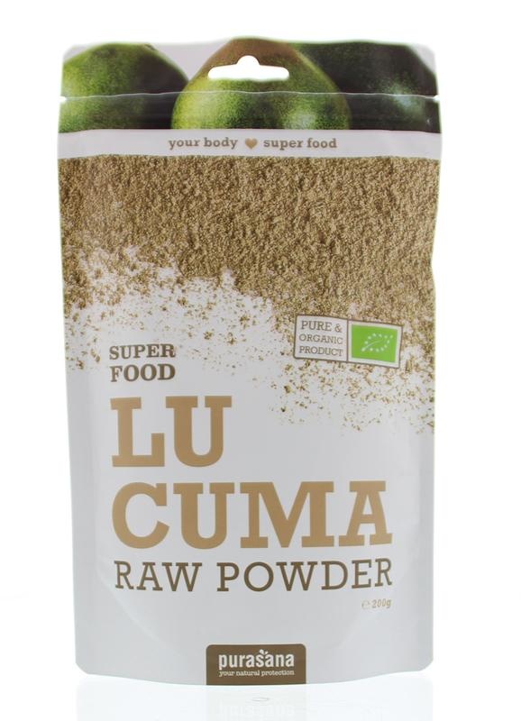 Purasana Lucuma poeder/poudre vegan bio (200 Gram) Purasana Lucuma poeder/poudre vegan bio (200 Gram)