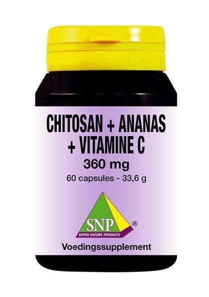 SNP Chitosan ananas vitamine C 360 mg (60 Capsules) SNP Chitosan ananas vitamine C 360 mg (60 Capsules)