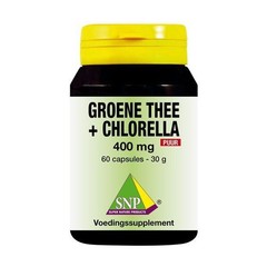 SNP Groene thee chlorella 400 mg puur (60 caps)