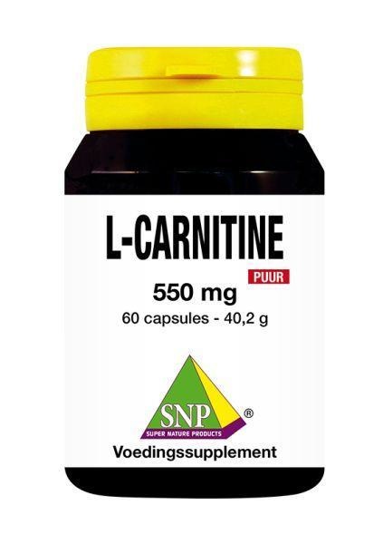 SNP SNP L Carnitine 550 mg puur (60 caps)