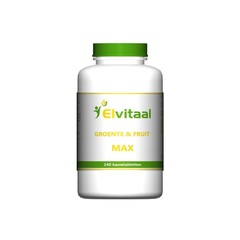 Elvitaal/elvitum Groente en fruit max (240 Kauwtab)