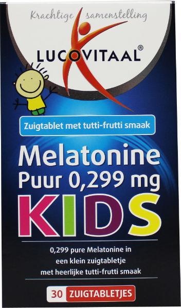 Lucovitaal Lucovitaal Melatonine kids puur 0.299mg (30 tab)