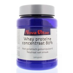 Nova Vitae Whey proteine concentraat 80% (500 gr)