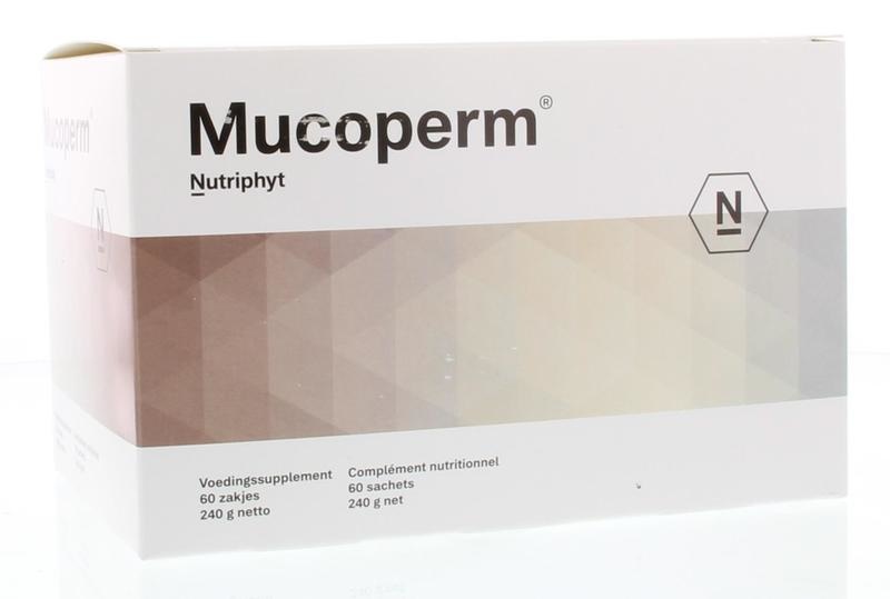 Nutriphyt Mucoperm (60 Zakjes) Nutriphyt Mucoperm (60 Zakjes)