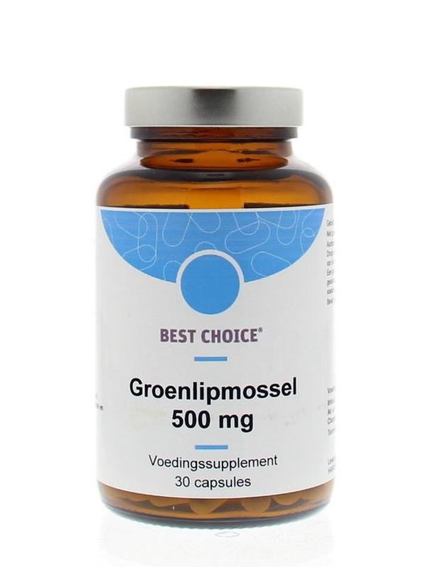 Best Choice Groenlipmossel 500 mg (30 capsules)