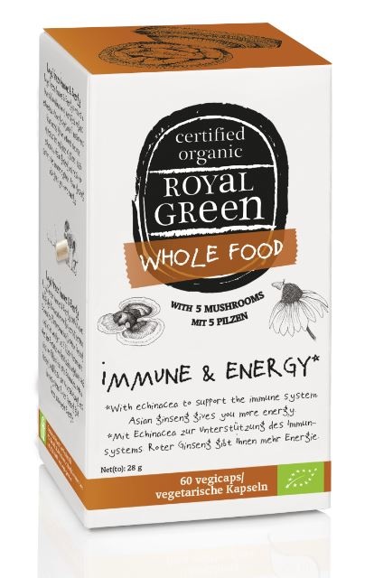 Royal Green Royal Green Immune & energy bio (60 vega caps)