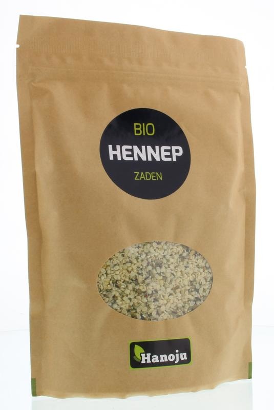 Hanoju Bio hennep zaden paper bag (250 gram)