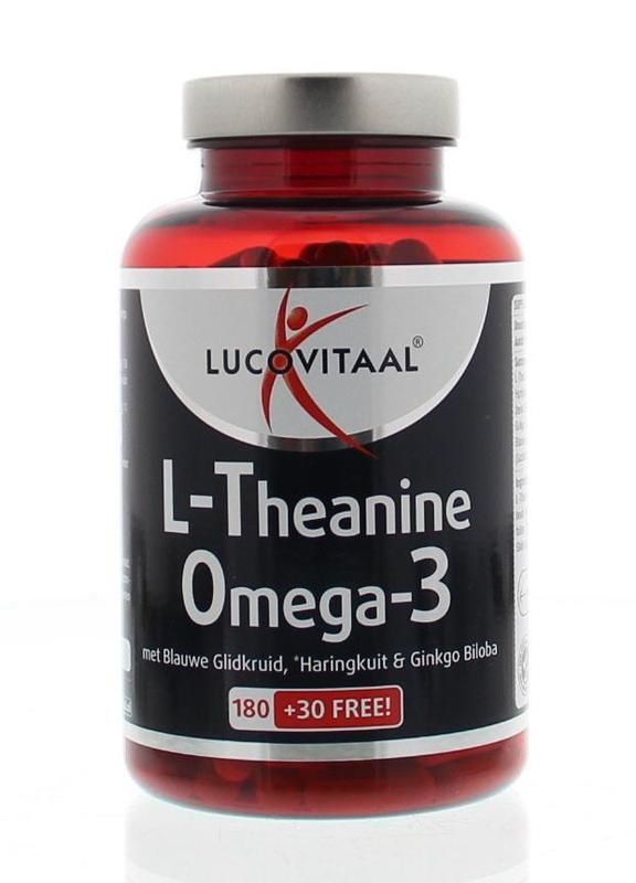 Lucovitaal Lucovitaal L-theanine omega 3 (210 caps)