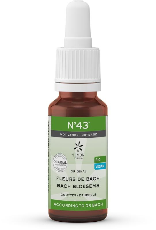 Lemonpharma Bach Lemonpharma Bach Bach bloesems mengeling 43 motivatie bio (20 ml)