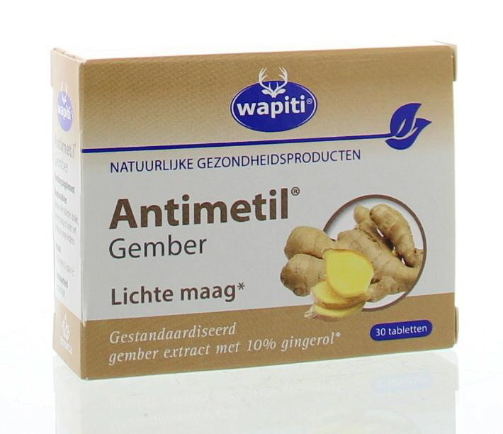 Wapiti Wapiti Antimetil gember (30 tab)