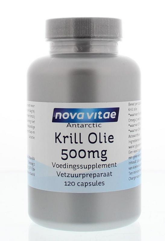 Nova Vitae Nova Vitae Antarctic krill olie 500 mg (120 caps)