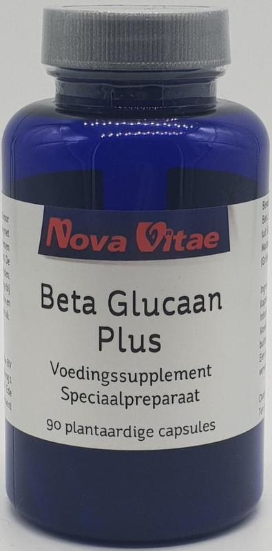 Nova Vitae Nova Vitae Beta glucaan plus complex 100 mg (90 vega caps)