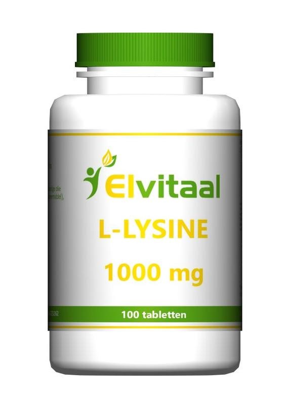 Elvitaal Elvitaal/elvitum L-Lysine 1000mg (100 tab)