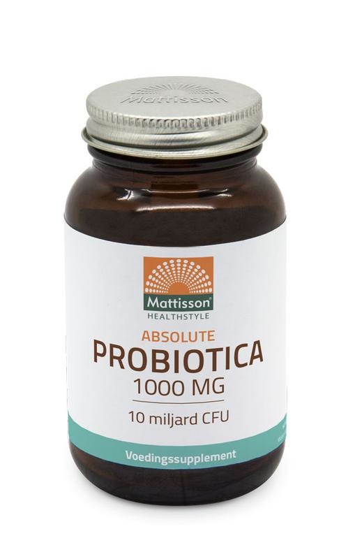 Mattisson Mattisson Probiotica 1000mg 10miljard CFU met prebiotica (60 vega caps)