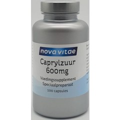 Nova Vitae Caprylzuur 600 mg (100 caps)