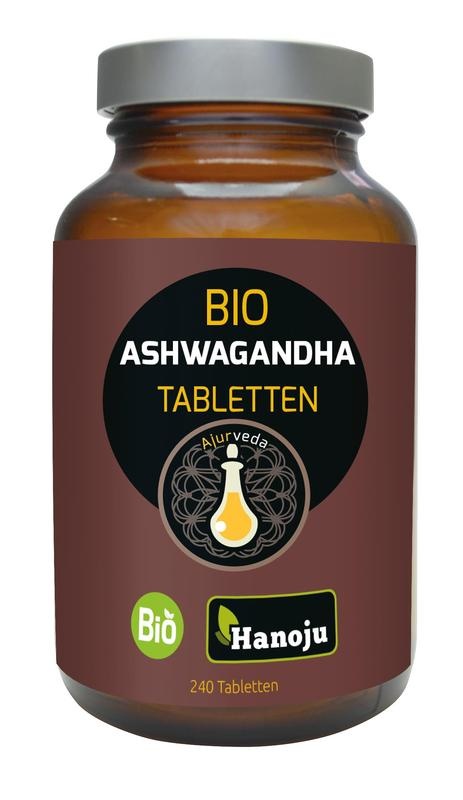 Hanoju Ashwagandha organic 500 mg (240 tabletten)