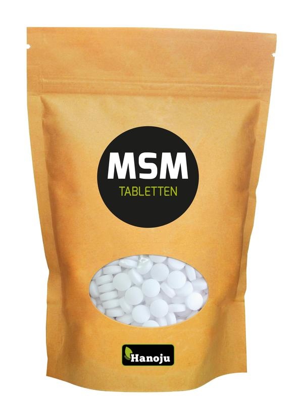 Hanoju MSM 750 mg (1000 tabletten)