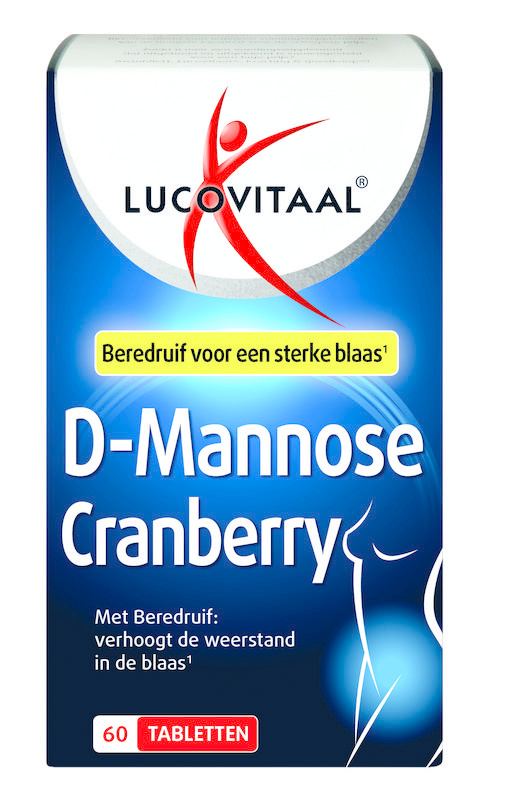Lucovitaal Lucovitaal D-mannose cranberry (60 tab)