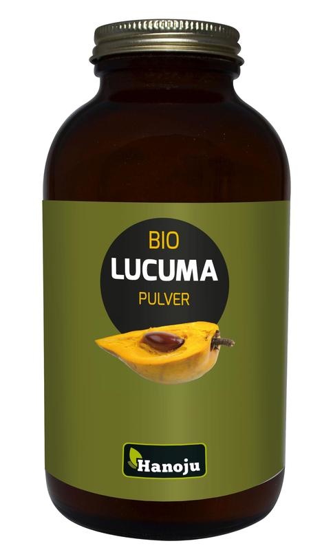 Hanoju Bio lucuma poeder glasflacon (300 gram)