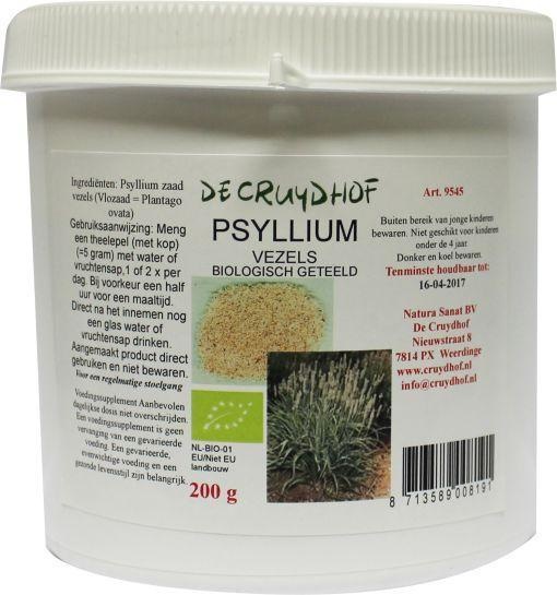 Cruydhof Cruydhof Psyllium/vlozaad bio (200 gr)