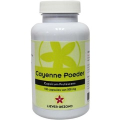 Liever Gezond Cayenne powder (100 caps)