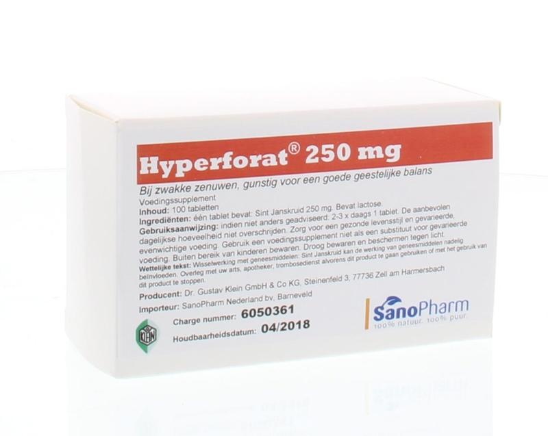 Dr Klein Dr Klein Hyperforat 250mg dr klein (100 st)