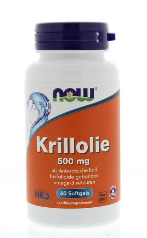 Now NOW Krillolie 500 mg (60 softgels)