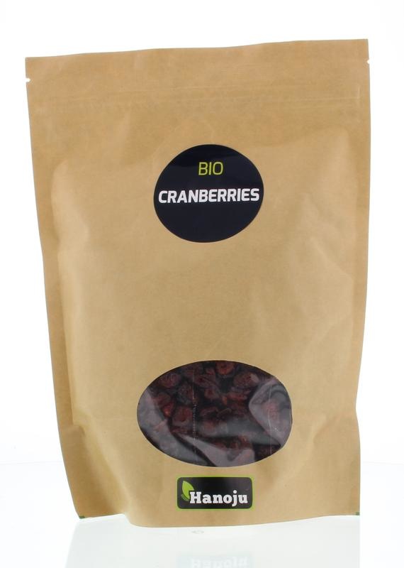 Hanoju Hanoju Cranberries paper bag bio (500 gr)