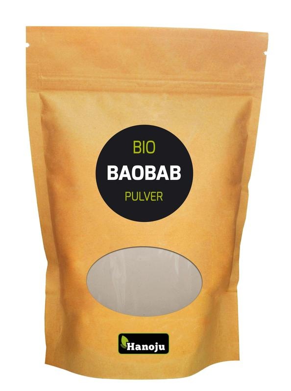 Hanoju Bio baobab poeder paperbag (100 gram)